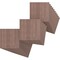 Ekena Millwork 7 3/4W x 7 3/4H x 3/8T Wood Hobby Boards, Walnut, 25PK HBW08X08X375DWA - alternate 1